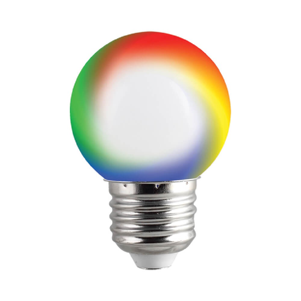 VIVALUX 3543 LED ЛАМПА COLORS LED ∙ G45 ∙ 0.5W ∙ E27 ∙ RGB