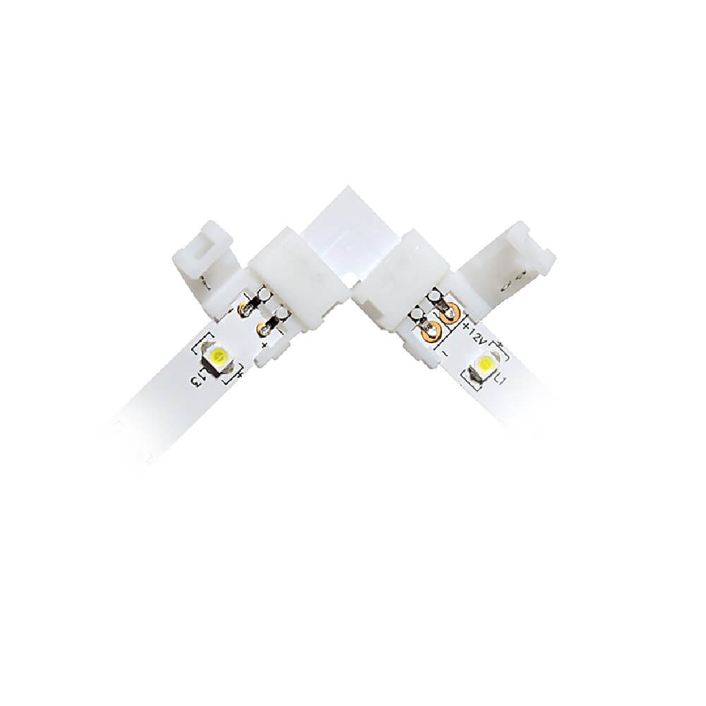 VIVALUX 3728 СВЪРЗВАЩ ЕЛЕМЕНТ ЗА LED ЛЕНТИ L-CONNECTOR ∙ 8/10 MM