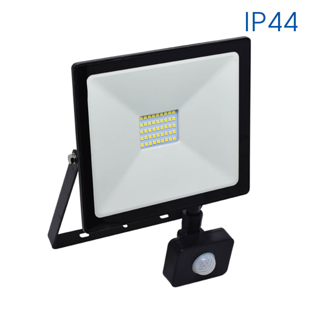 VIVALUX 3975 LED ПРОЖЕКТОР СЪС СЕНЗОР NYX LED ∙ 30W ∙ ЧЕРЕН ∙ 6400K ∙ IP44