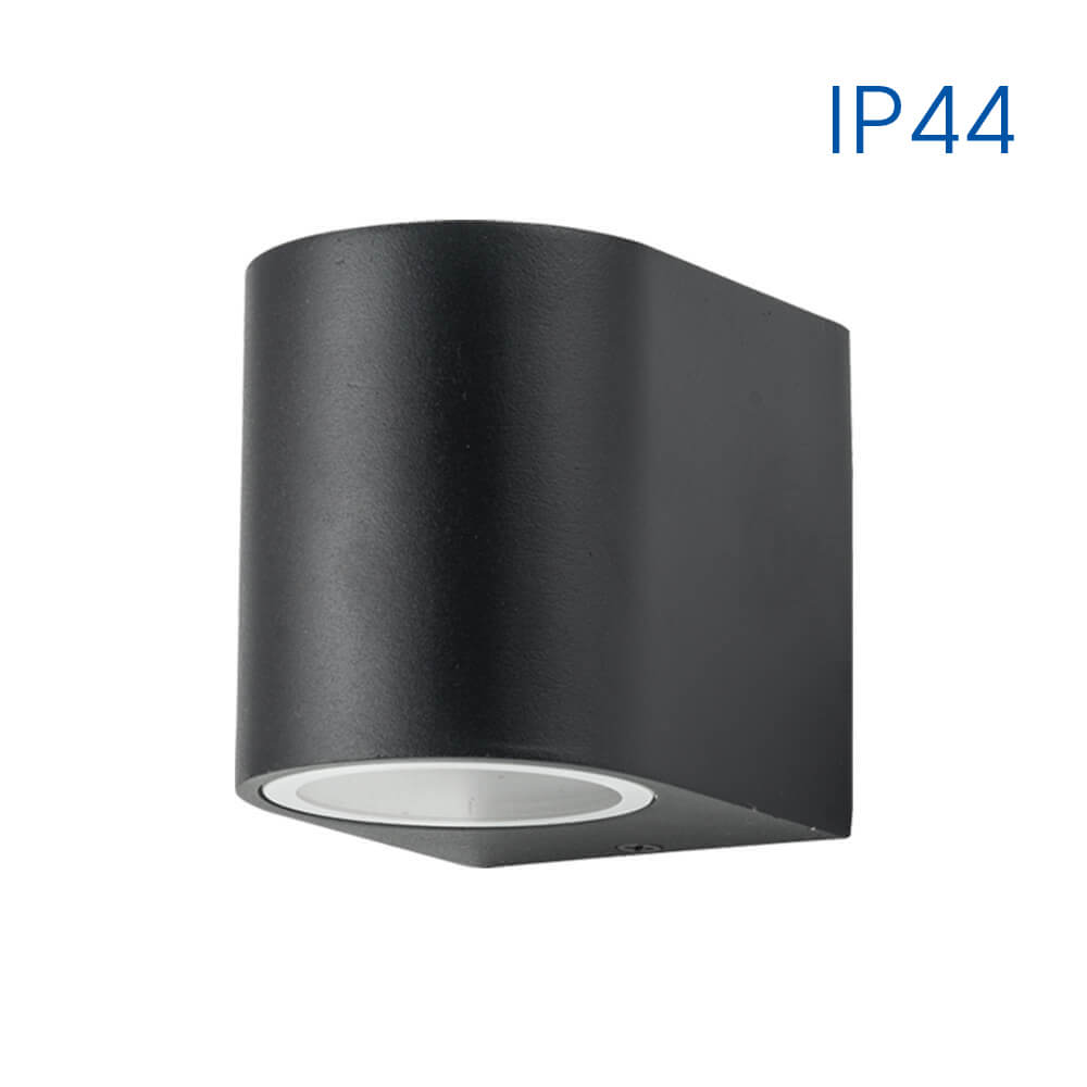 VIVALUX 4246 ФАСАДНО ОСВЕТИТЕЛНО ТЯЛО PORTO/R ∙ 1 X GU10 ∙ ЧЕРЕН ∙ IP44