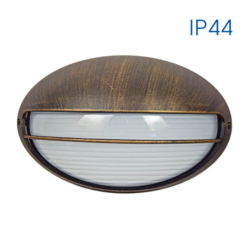 VIVALUX 4263 АПЛИК PETRA ∙ 1 X E27 ∙ АНТИЧНО ЗЛАТО ∙ IP44