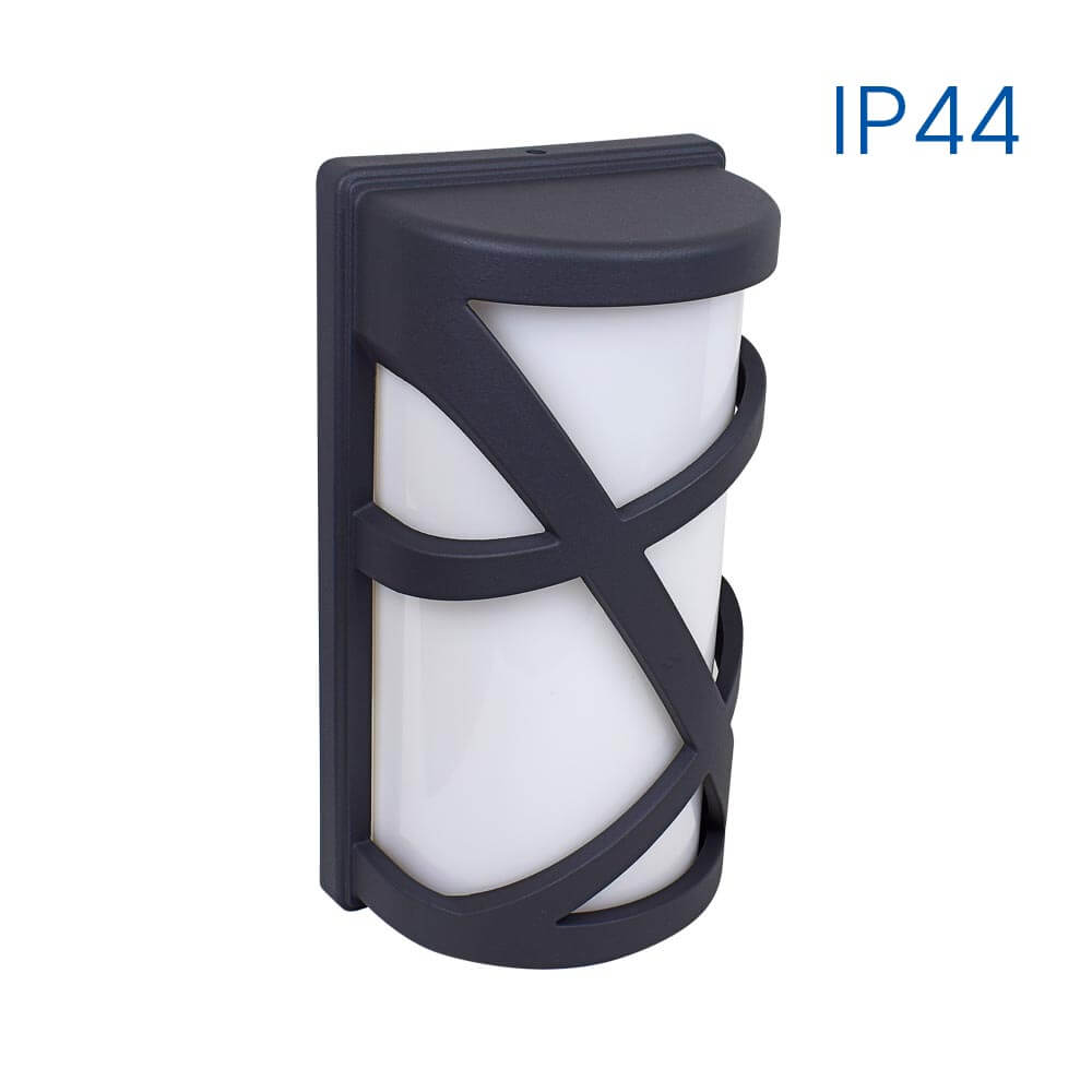 VIVALUX 4379 ВЛАГОЗАЩИТЕН АПЛИК MAUI ∙ 1 X E27 ∙ ТЪМНОСИВ ∙ IP44