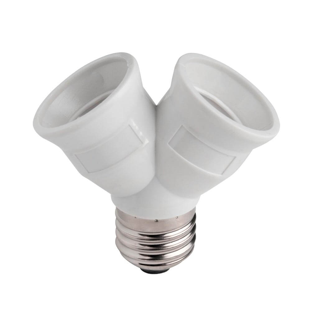 VIVALUX 4417 ПРЕХОДНИК НА E27 ЗА ДВЕ ЛАМПИ С ЦОКЪЛ E27