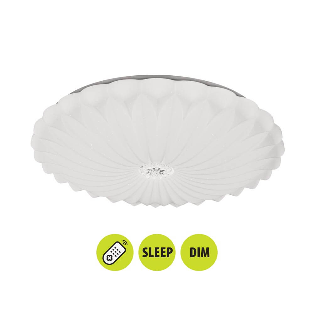 VIVALUX 4423 МУЛТИФУНКЦИОНАЛНА LED ПЛАФОНИЕРА С ДИСТАНЦИОННО KATE LED ∙ 60W ∙ 3000-6400K