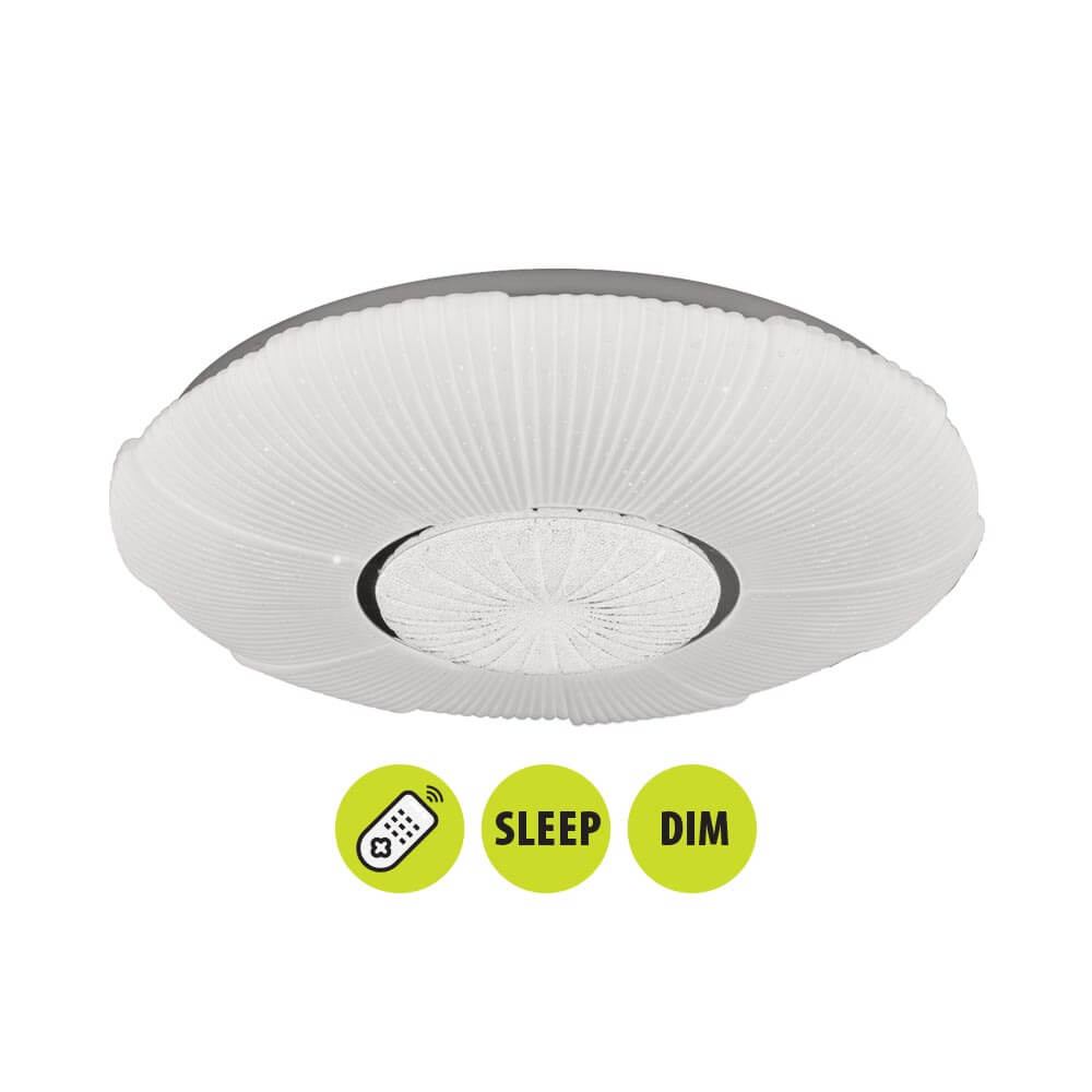 VIVALUX 4426 МУЛТИФУНКЦИОНАЛНА LED ПЛАФОНИЕРА С ДИСТАНЦИОННО AVIS LED ∙ 60W ∙ 3000-6400K