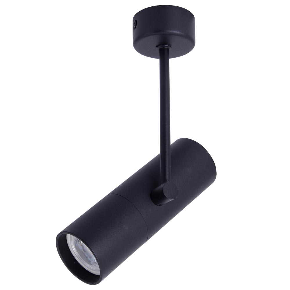 VIVALUX 4541 СПОТ ЗА ВЪНШЕН МОНТАЖ SP709 BK LUX ∙ ЧЕРЕН ∙ GU10