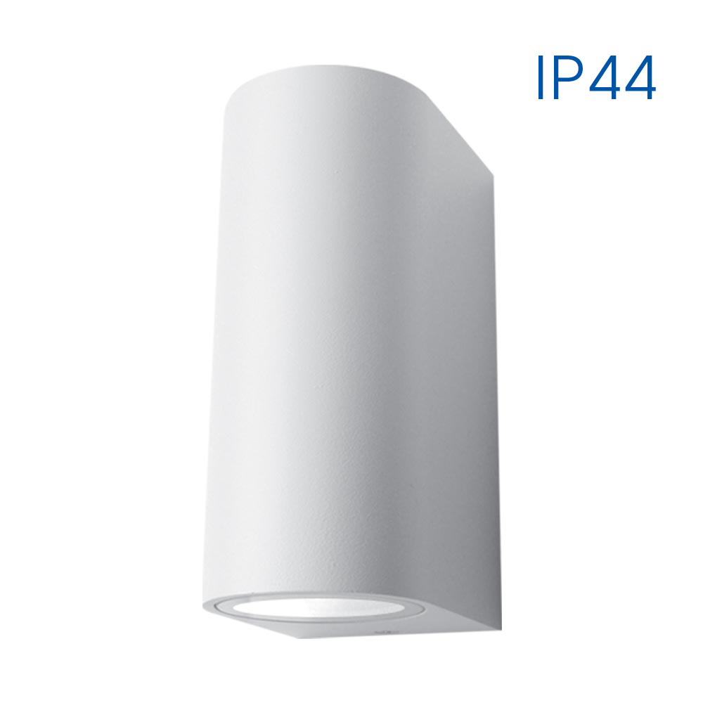 VIVALUX 4665 ФАСАДНО ОСВЕТИТЕЛНО ТЯЛО PORTO/R ∙ 2 X GU10 ∙ БЯЛ ∙ IP44