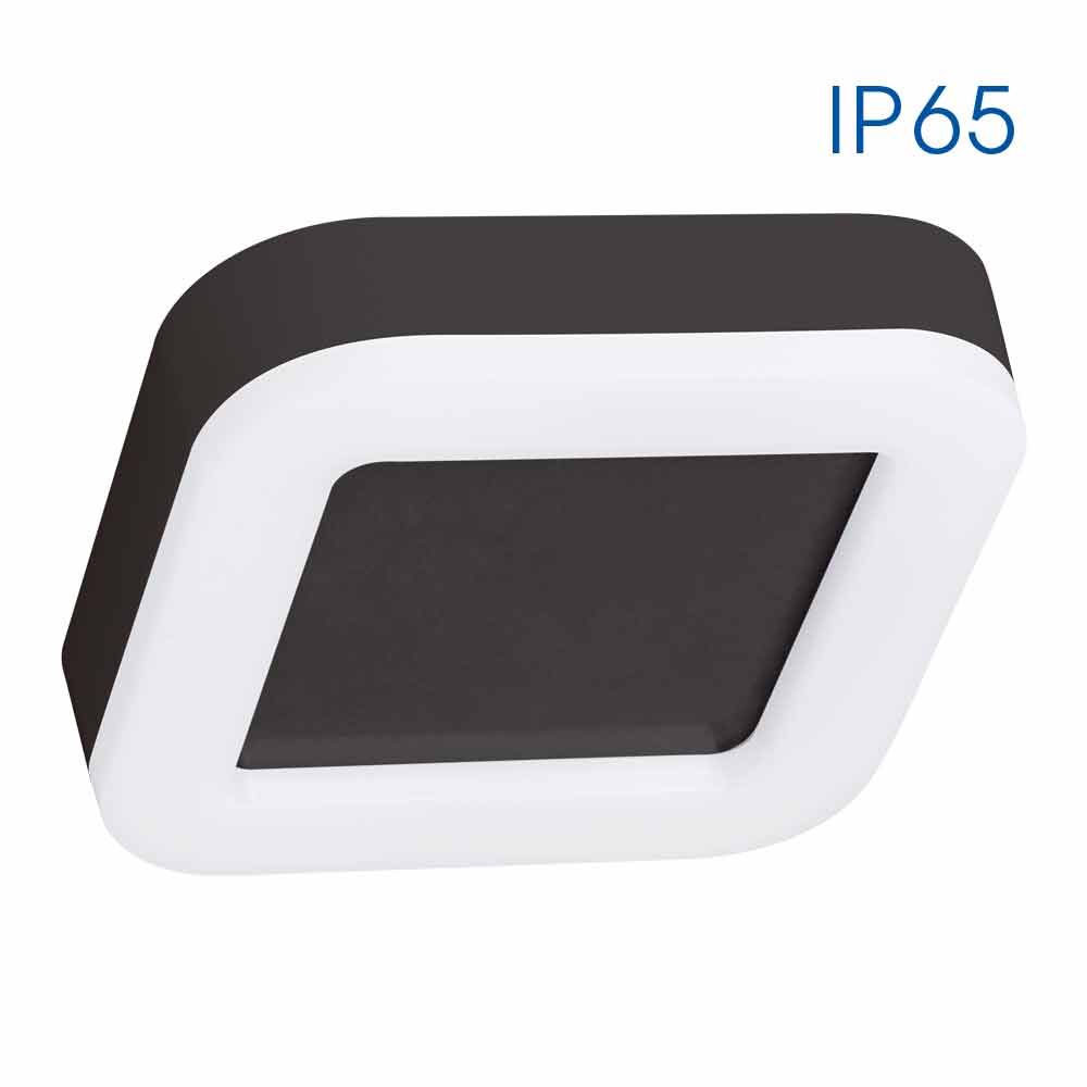 VIVALUX 4750 LED ПЛАФОНИЕРА DOLCE/SQ LED ∙ 15W ∙ ЧЕРЕН ∙ 4000K ∙ IP65