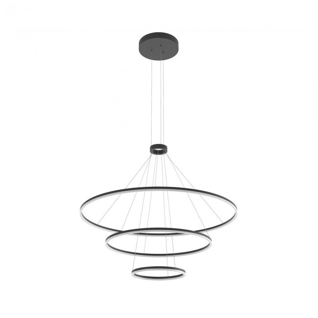 REDO LED ПЕНДЕЛ 01-2483 ORBIT BLACK 4000K TRIAC