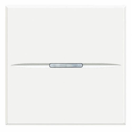 BTICINO - HD4004M2 Ключ Аксиален Кръстат 2 Модул Бяло