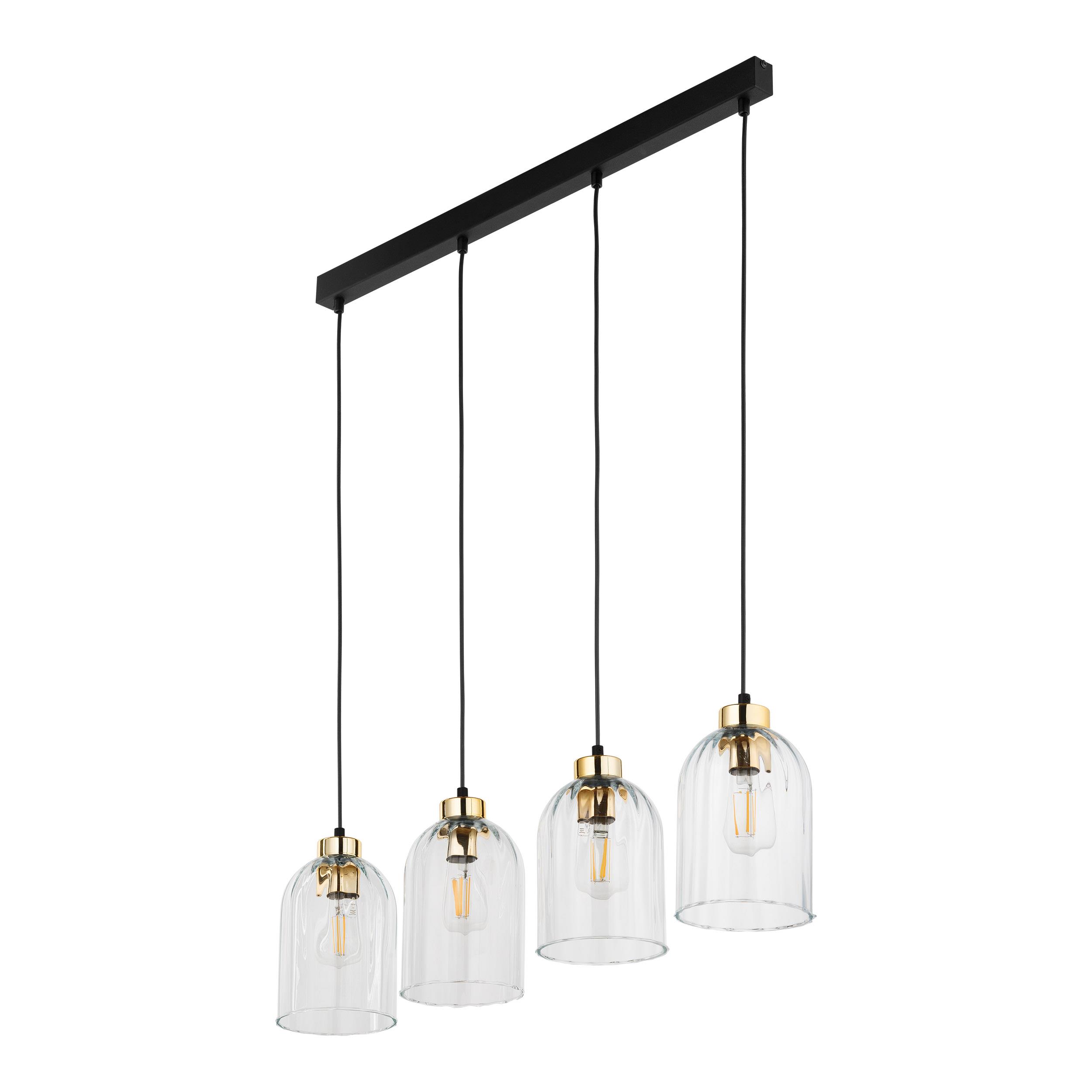 TK LIGHTING SATIPO TRANSPARENT LAMPA WISZĄCA 4 PŁ