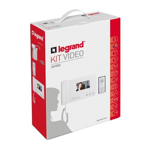 LEGRAND ВИДЕОДОМОФОН ЦВЕТЕН ЕДНОФАМИЛЕН 4,3" IP54 IK07 369560