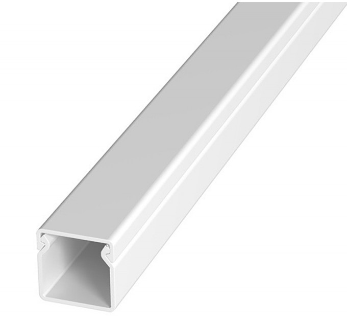 LIGHTEX КАБЕЛЕН КАНАЛ 12X12 БЯЛ 2 МЕТРА LIGHTEX