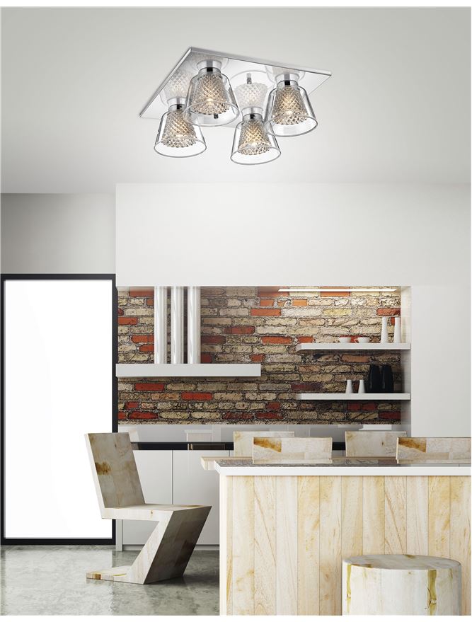 NOVA LUCE ПЛАФОН 1300301304 (MX13003013-4A)