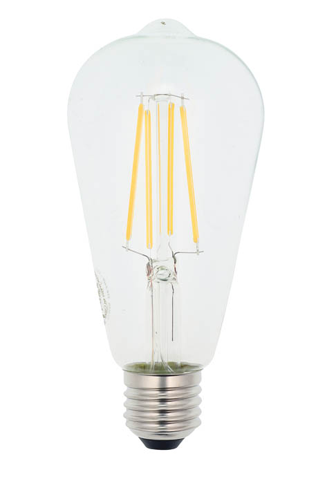 VITO LED ФИЛАМЕНТНА КРУШКАLEDISONE-2-CLEAR ST64 8W 1000LM E27 2700K (ТОПЛА СВЕТЛИНА) 1514580