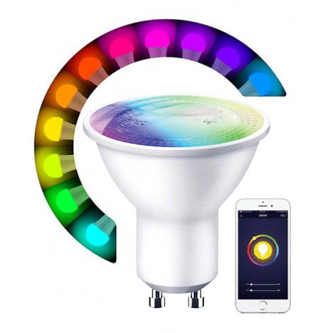 VITO SMART LED КРУШКА SAGA GU10 6W 450LM RGB+CCT WIFI 1518710