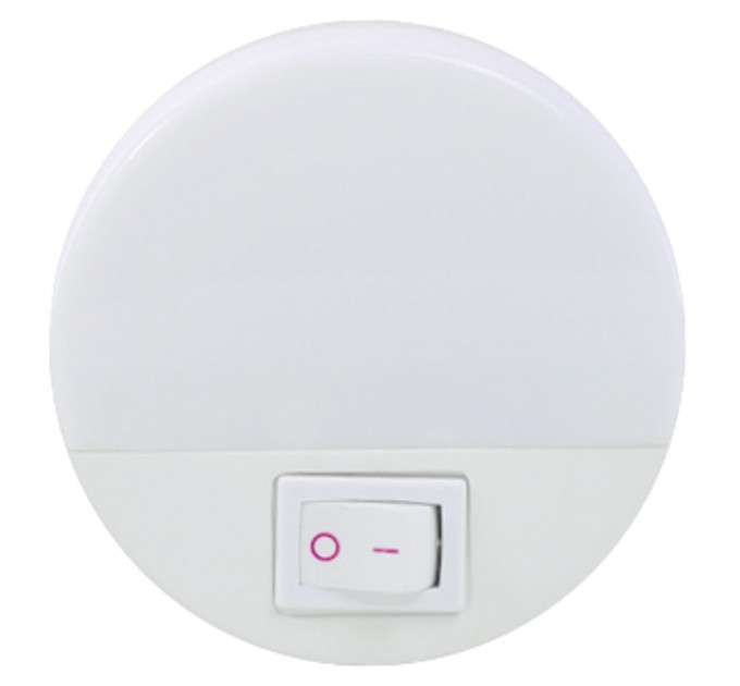 LIGHTEX LED НОЩНА ЛАМПА ЗА КОНТАКТ 0.4W 220V 4000K 10LM LIGHTEX