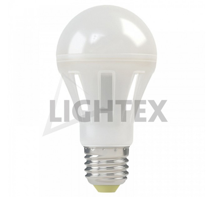 LIGHTEX LED ЛАМПА MCOB 10W 220V A65 360D CW 6500K 1200LM LIGHTEX