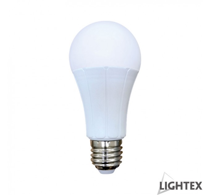 LIGHTEX LED ЛАМПА A60 12W 220V E27 CW 6000K 1020LM DOB ДРАЙВЪР LIGHTEX