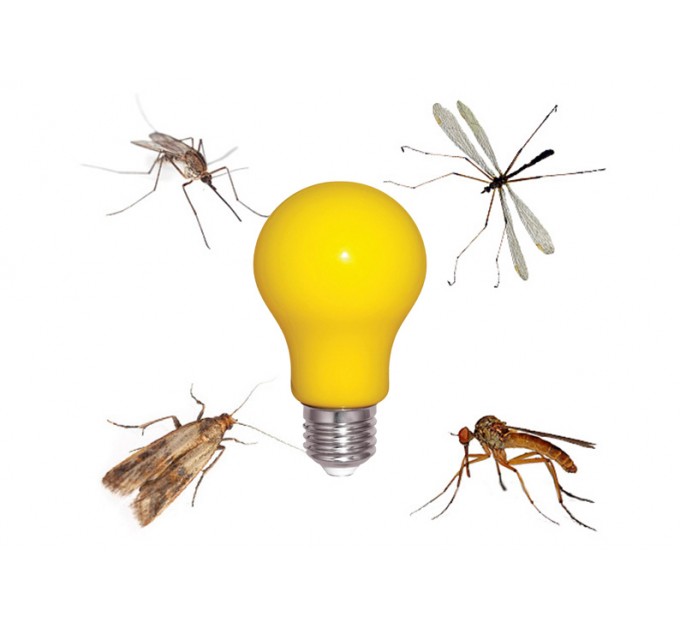 LIGHTEX LED ЛАМПА ЗА КОМАРИ BUZZZ 6W 220V E27 A60 2200K 520LM LIGHTEX