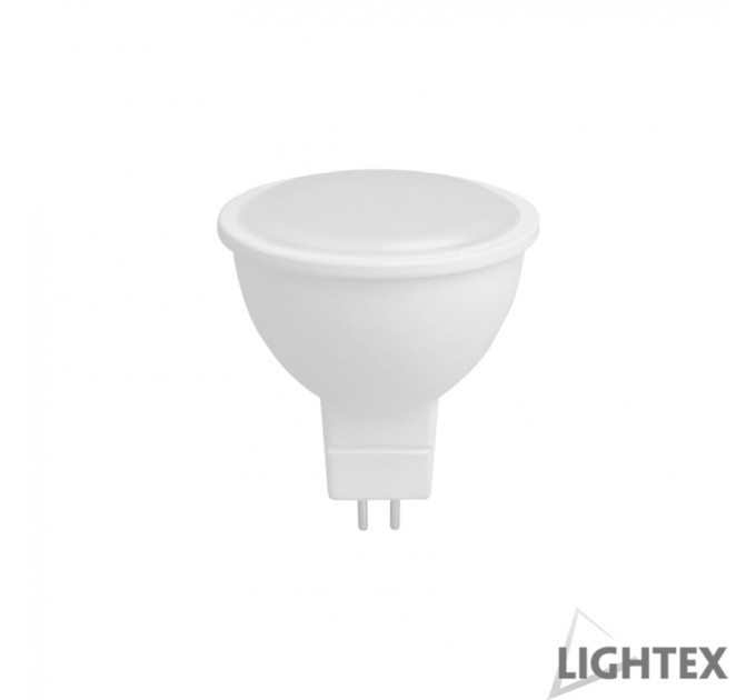 LIGHTEX LED ЛАМПА PLASTIC 3W 12V AC/DC GU5.3 NW 4000K 249LM LIGHTEX