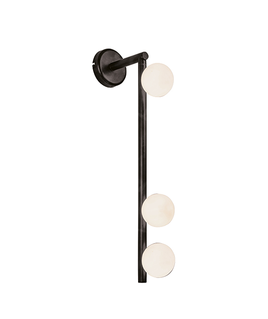 ZAMBELIS 18134-B SCONCE BLACK 3L