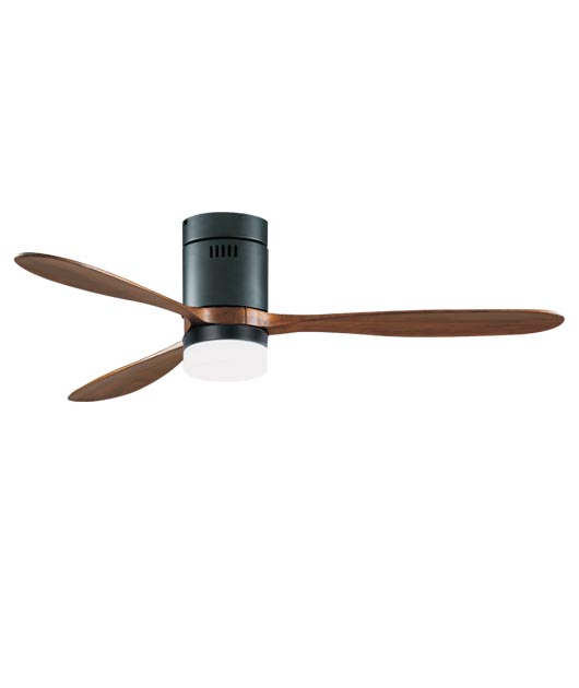 ZAMBELIS 19144 CEILING FAN BLACK CHERRY BLADES LED 15W