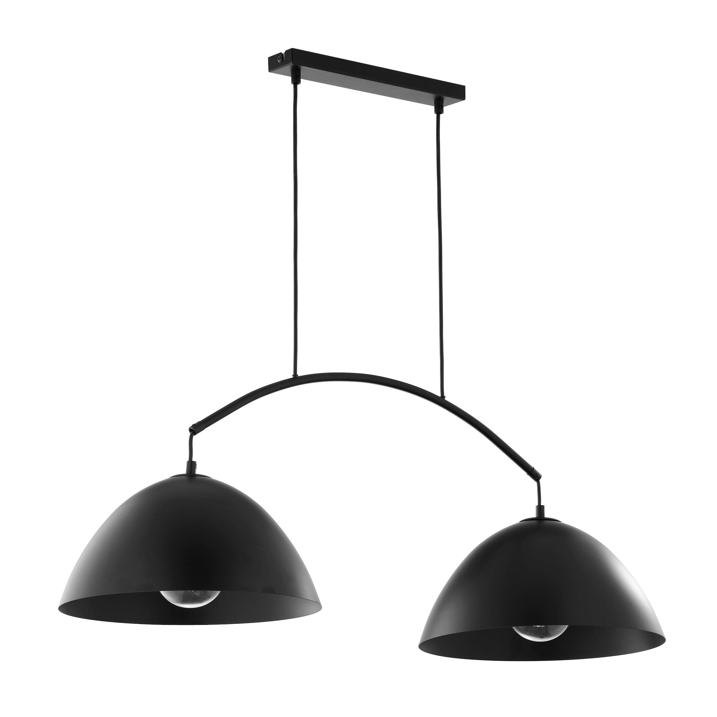 TK LIGHTING FARO NEW BLACK LAMPA WISZĄCA 2 PŁ