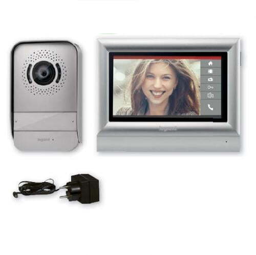 LEGRAND 369330 СЪС СЕНЗОРЕН ДИСПЛЕЙ 10" И ПАМЕТ АЛУМИНИЙ