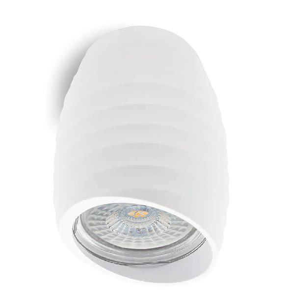 VITO СПОТ ЗА ПОВЪРХНОСТЕН МОНТАЖ DONNA C GU10 Φ70X115MM БЯЛ ЦВЯТ 2012700