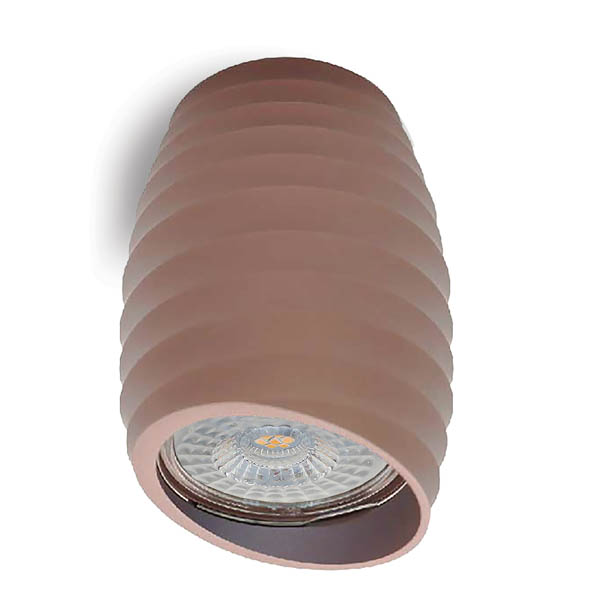 VITO СПОТ ЗА ПОВЪРХНОСТЕН МОНТАЖ DONNA C GU10 Φ70X115MM КАФЯВ ЦВЯТ 2012710