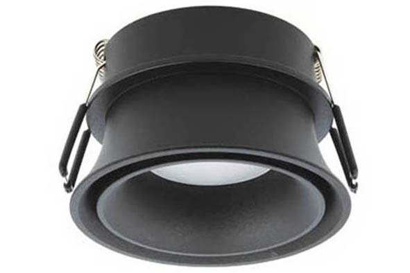 VITO ЛУНА ЗА ВГРАЖДАНЕ КРЪГЛА DONNA X1 GU10 Φ80X45MM ЧЕРЕН ЦВЯТ 2012720