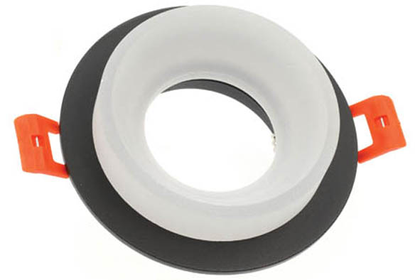 VITO ЛУНА ЗА ВГРАЖДАНЕ КРЪГЛА DONNA 11 GU10 Φ98X70MM ЧЕРЕН ЦВЯТ 2012780