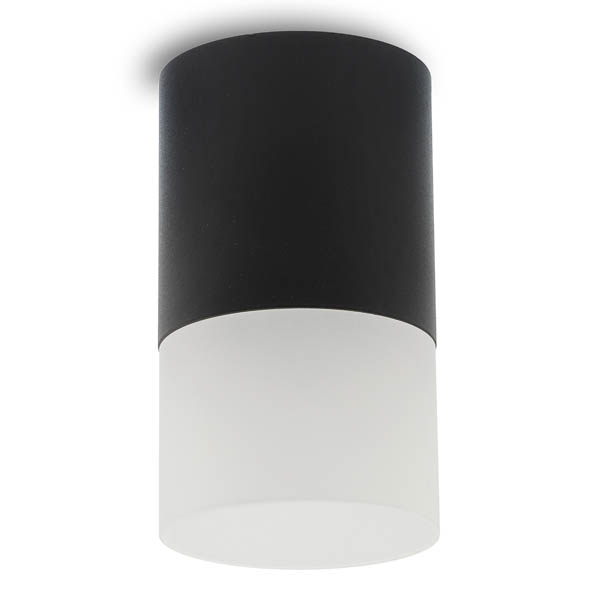 VITO СПОТ ЗА ПОВЪРХНОСТЕН МОНТАЖ DONNA AS GU10 Φ65X112MM ЧЕРЕН С ПРОЗРАЧНА ЧАСТ 2012840