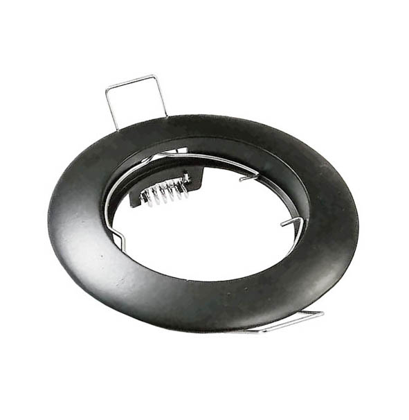 VITO ЛУНА ЗА ВГРАЖДАНЕ КРЪГЛА METALLICA R GU10 Φ80MM ЧЕРЕН ЦВЯТ 2012910