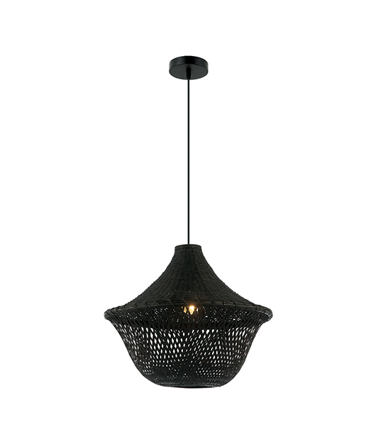 ZAMBELIS 20153 BAMBOO ПЕНДЕЛ E27 BLACK