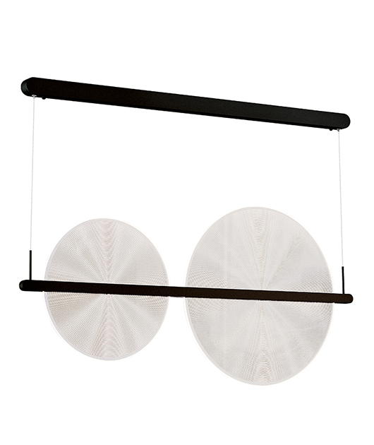 ZAMBELIS 20161 LED ПЕНДЕЛ 70W 3000K IRON & ALUMINUM & ACRYLIC SANDY BLACK