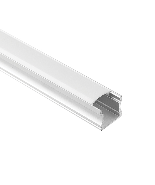 ZAMBELIS 20193 ALUMINIUM PROFILE 2M WITH OPAL PC COVER 2M