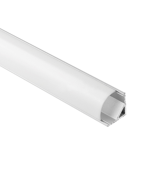 ZAMBELIS 20197 ALUMINIUM PROFILE 2M WITH OPAL PC COVER 2M