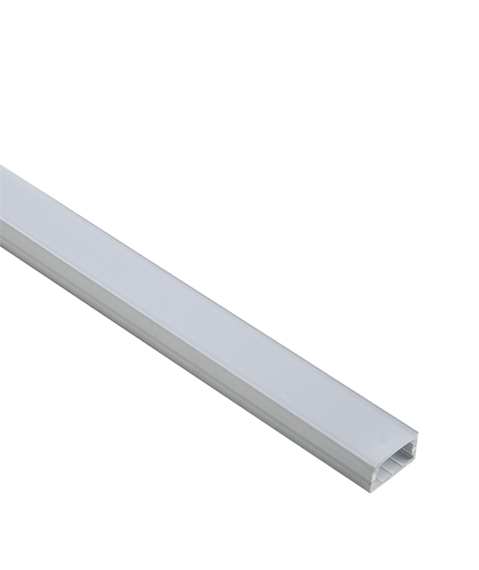 ZAMBELIS 20201 ALUMINIUM PROFILE 2M WITH OPAL PC COVER 2M