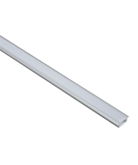 ZAMBELIS 20206 ALUMINUM PROFILE 2M WITH OPAL PC COVER 2M