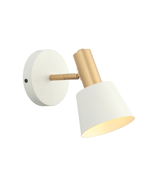 ZAMBELIS 20218 АПЛИК E14 MAX 25W IRON WHITE -GOLD