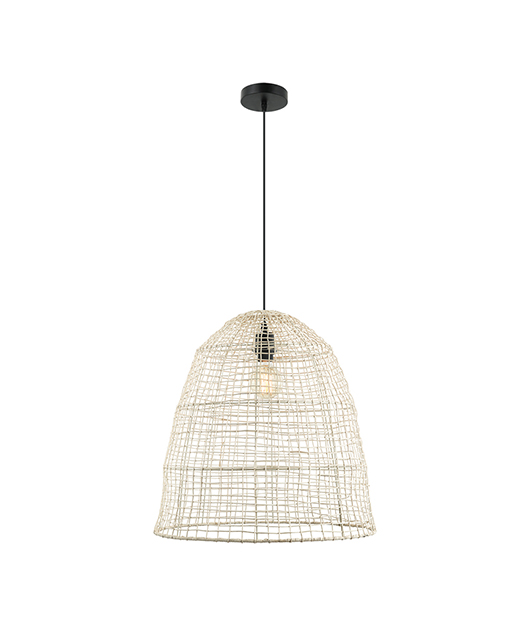 ZAMBELIS 20230 ПЕНДЕЛ E27 MAX 60W RATTAN NATRUAL