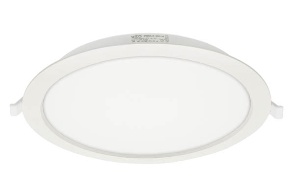 VITO LED КРЪГЪЛ ПАНЕЛ ЗА ВГРАЖДАНЕ ERIKA-R Φ225X31MM 24W 2424LM 6000K (СТУДЕНА СВЕТЛИНА) БЯЛ ЦВЯТ 2025160