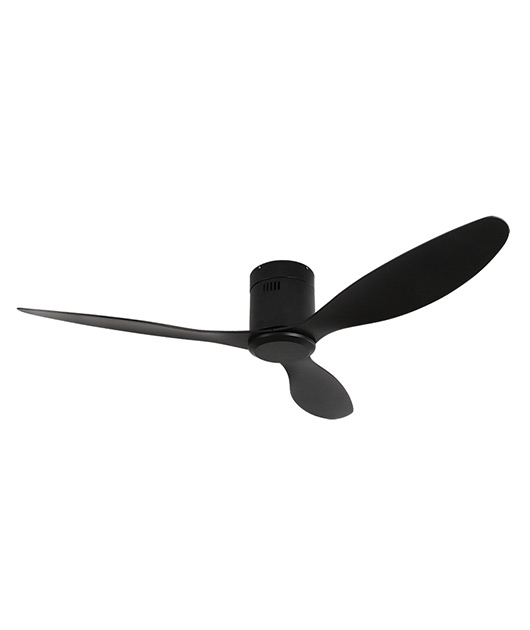 ZAMBELIS 20257 FAN CEILING 40W MATT BLACK BLADES REMOTE CONTROL