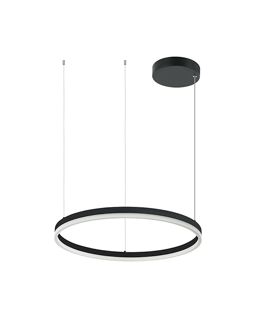 ZAMBELIS 20260 LED ПЕНДЕЛ 42W 3000K ALUMINIUM & ACRYLIC DOWN LIGHT BLACK