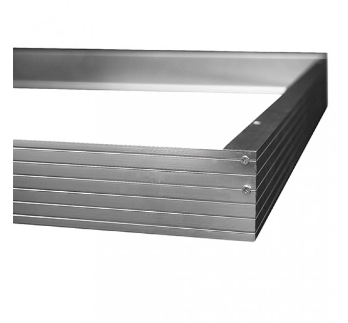 LIGHTEX РАМКА ЗА ОТКРИТ МОНТАЖ COMPACT ЗА LED ПАНЕЛ 60Х60 ХРОМ LIGHTEX