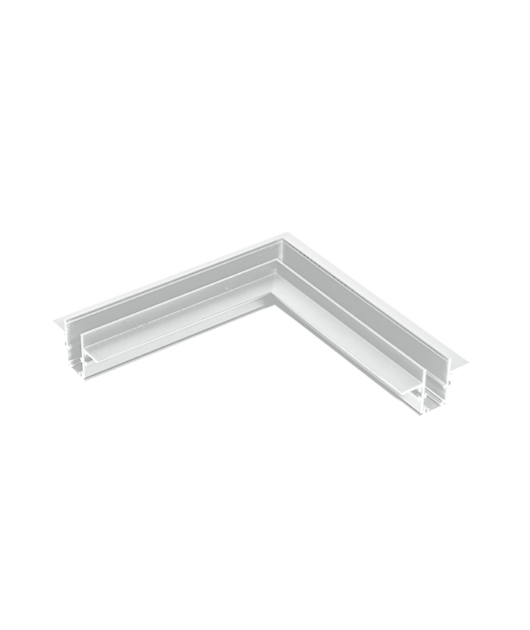 ZAMBELIS 2083W-C2 TRIMLESS CORNER CONNECTOR HORIZONTAL WHITE