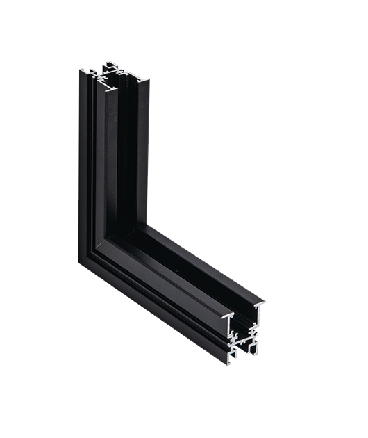 ZAMBELIS 2084B-C1 ЗА ВГРАЖДАНЕ CORNER CONNECTOR VERTICAL BLACK