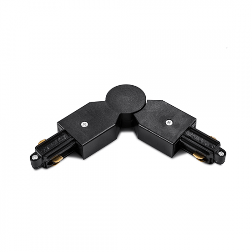 ACA LIGHTING ЪГЛОВ КОНЕКТОР ПОДВИЖЕН ЗА МОНОФАЗНА ШИНА ЧЕРЕН 2WVB